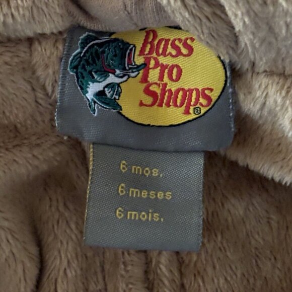 Deer Bass Pro Buck Costume Snowsuit Christmas Reindeer Halloween Coat Baby 6 M - Picture 4 of 12